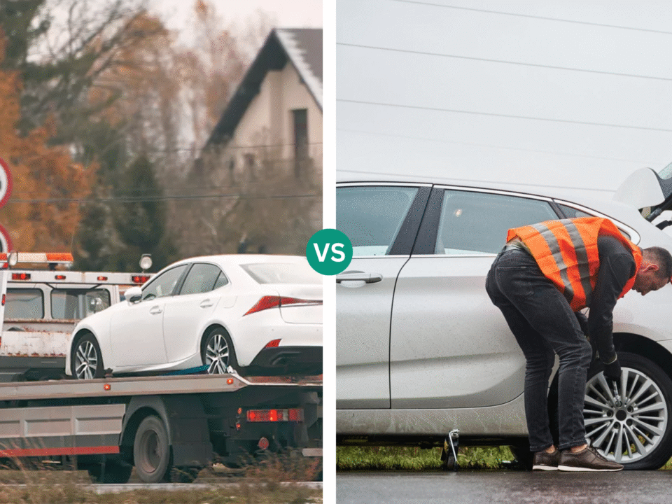Towing vs. Roadside Assistance